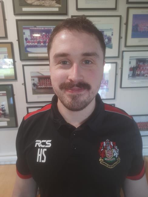 Huw Silcox - 4 tries for Pembroke centre Huw Silcox - 4 tries for Pembroke centre